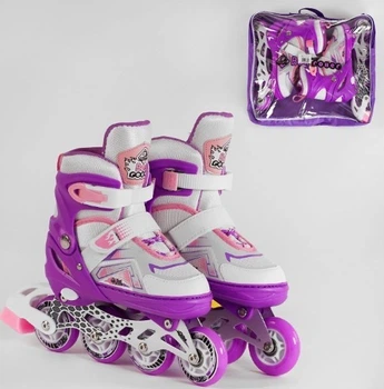 Детские Ролики 32607-M Best Roller Фиолетовые размер 34-37