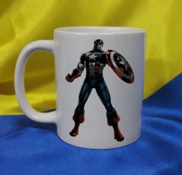 Чашка керамічна MARVEL, Капитан Америка 330 мл (2427-169-1-330)