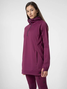 Спортивная кофта женская 4F Sweatshirt Fnk F078 4FSS23TFSWF078-53S XS Сливовая (5904698161034)