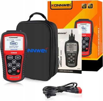 Автомобильный диагностический сканер универсальный Konnwei KW808 OBDII