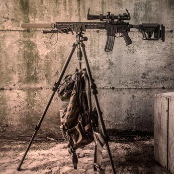 Штатив для оружия Shadow Tech PIGlite-CF4 Carbon Fiber Shooting Tripod (41261)