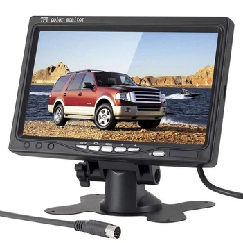 Монитор автомобильный 7" 1024х600 HDMI VGA универсальный на ножке