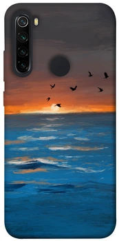 TPU чохол Demsky Закатне море для Xiaomi Redmi Note 8