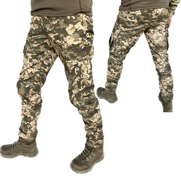 Летние тактические штаны пиксель, Брюки камуфляж пиксель ЗСУ, Военные штаны пиксель 60р.