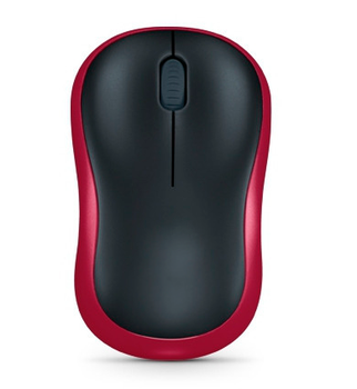 Беспроводная простая компьютерная мышь M185 Wireless Black для работы