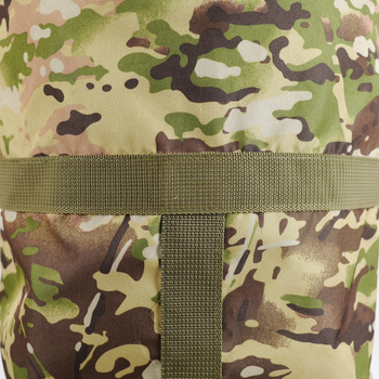 Універсальна сумка-баул тактична 120 літрів, військовий водовідштовхувальний баул із щільної тактичної тканини Kiborg Мультикам