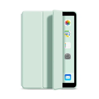 Силиконовый чехол обложка BBM1 для iPad 10 2022/2024 10,9"/iPad 11" 2025 (A16) Светло-зеленый