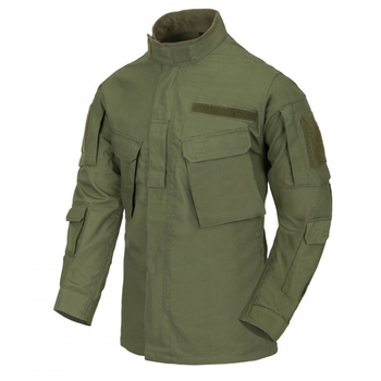 Кітель (Полікоттон Ріпстоп) CPU - Polycotton Ripstop Helion-Tex Olive Green XXXL/Regular Тактичний чоловічий