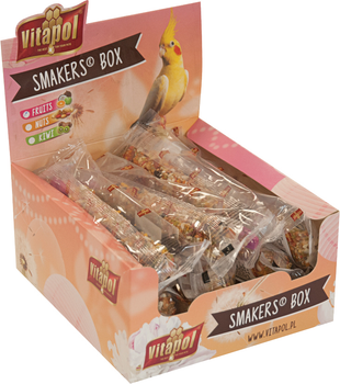 Лакомство для нимф Vitapol Smakers Box с фруктами 12 шт 580 г (5904479132338)
