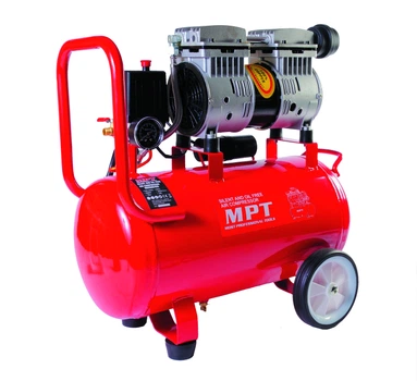 Компресор безшумний MPT PROFI OIL FREE 24 л 800 Вт 1450 об/хв 7 атм мідна обмотка MAC80243S