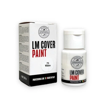 Фарба для шкіри та текстилю Cover Paint LM Professional 30 мл Білий