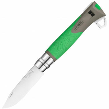Нож Opinel №12 Explore зеленый, в коробке (001899)