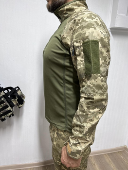 Тактична кофта сорочка убакс ubacs чоловіча армійська бойова військова для ЗСУ розмір 5XL 68-70 колір піксель