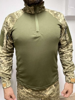 Тактическая кофта рубашка убакс ubacs мужская армейская боевая военная для ВСУ размер S 42 цвет пиксель