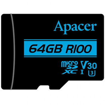 Карта памяти Apacer 128GB microSDHC class 10 UHS-I U3 V30 (AP128GMCSX10U7-R)