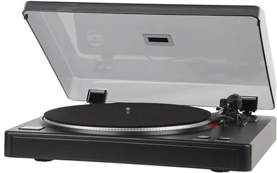 Gramofon Kruger&Matz TT-501 Gramofon audio z napędem paskowym Czarny (KM0516)
