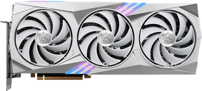 Відеокарта MSI PCI-Ex GeForce RTX 4080 Gaming X Trio 16G WHITE 16GB GDDR6X (256bit) (2610/22400) (HDMI, 3 x DisplayPort) (RTX 4080 GAMING X TRIO 16G WHITE)