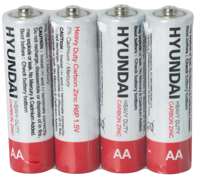 Батарейка Hyundai R6 AA Shrink 4 Heavy Duty (6793741)
