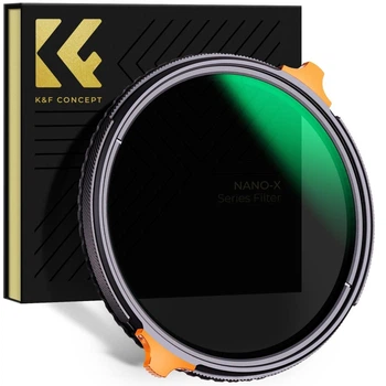 2В1 Переменный ND4-64 + CPL поляризационный фильтр 52mm