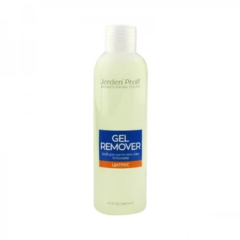 Жидкость для снятия гель-лака Jerden Proff Gel Remover цитрус 200 мл