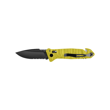 Нож Outdoor CAC Nitrox Serrator PA6 Yellow (11060112)