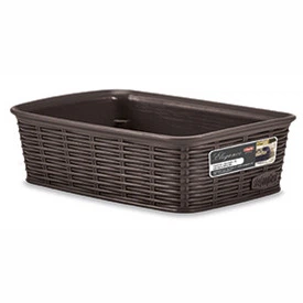 Коробка для зберігання речей Elegance темно-коричнева 20х14х6см Stefanplast 30902