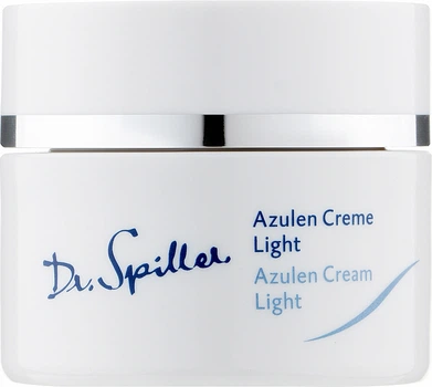 Легкий заспокійливий крем з азуленом для чутливої шкіри - Dr. Spiller Azulen Cream Light 50ml (487965-3890)