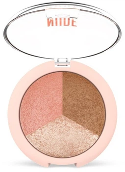 Пудра для лица 3в1 - Golden Rose Nude Look 9.5g (9.5g) (771019-88194)
