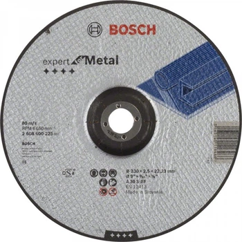 Отрезной круг по металлу Bosch 230 x 2.5 мм (2608600225)