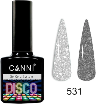 Світловідбивний гель-лак Canni Disco Gel Color System 555 - Нічний феєрверк (919767-953019-2)