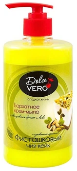 Бархатное крем-мыло "Фисташковый чиз-кейк" Dolce Vero 500ml (665771-992274-2)