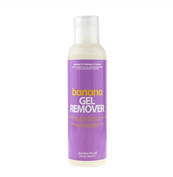 Рідина для зняття гель лаку, біогеля "Банан" Jerden Proff Gel Remover 200ml (500 мл)