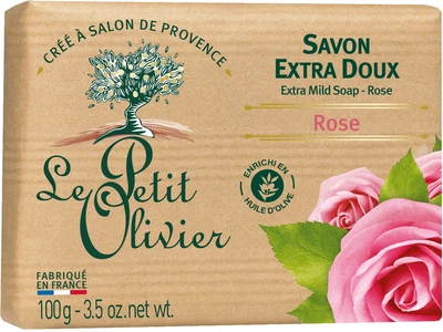 Марсельское мыло Роза Le Petit Olivier Vegetal Oils Soap 100g (637821-541977-2)