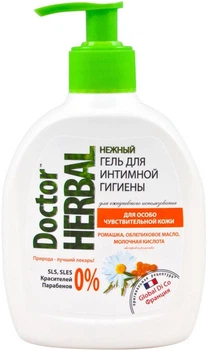 Гель для інтимної гігієни "Ромашка та масло обліпихи" Doctor Herbal 300ml (721441-647130-2)