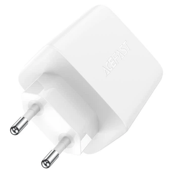 Сетевое зарядное устройство для быстрой зарядки ACEFAST A41 65W PD/QC 3.0 GaN (2Type-C+USB) White