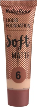 Тональний крем для обличчя Ruby Rose Soft Matte Liquid Foundation HB-8050 06 (29 мл) (853247-958262-2)