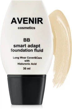 Тональна основа Avenir Cosmetics BB Smart Adapt Foundation Fluid Ivory (30 мл) (415306-951437-2)