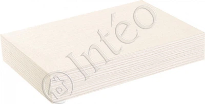 Книжная полка Inteo 290х200х50 мм Вудлайн кремовый 3D Рельефная основа Толщина корпуса 50мм