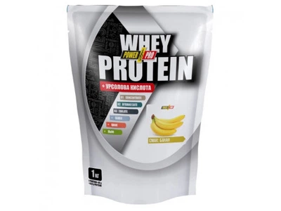 Whey Protein Power Pro 1кг Смак Банан