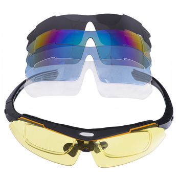 Тактические очки спортивные JSJM JS-0081 (5 сменных линз) + чехол