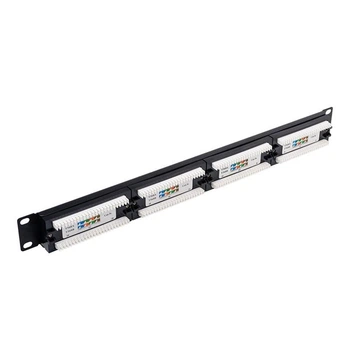 Патч-панель Atcom 19" 24хRJ-45 UTP 1U cat.5е (P5124)