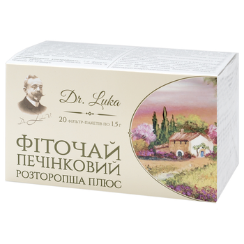Фіточай Печінковий Розторопша плюс Dr. Luka 20пак/1.5г