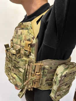 Плитоноска WAS Warrior LPC V1 DFP TEMP with Triple Open 5.56mm, 2x Utility Pouches