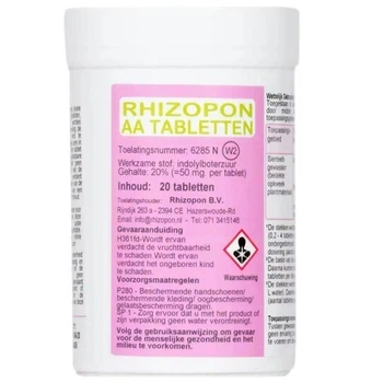 Укорінювач Rhizopon Різопон АА /Rhizopon AA 50 мг Tablets 20 шт