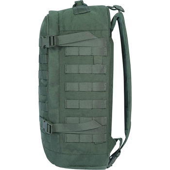 Тактичний вологостійкий рюкзак на 29 л з поясним ременем та бічною стяжкою Bagland кольору хакі