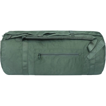 Тактическая сумка-баул-рюкзак 110 л цвета хаки водонепроницаемая ткань Bagland для военных