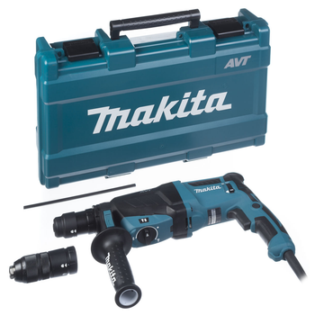 Перфоратор сетевой с быстросменным патроном Makita HR2631FT (800 Вт, 2.4 Дж, SDS-PLUS)