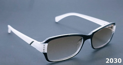 Тонированные очки для зрения 2030 черно-белый +1,0