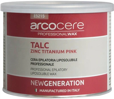 Воск в банке для депиляции Arcocere New Generation Zink Titanium Pink 400 мл (8024908052154)