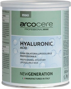 Воск в банке для депиляции Arcocere New Generation Hyaluronic acid 800 мл (8024908052437)